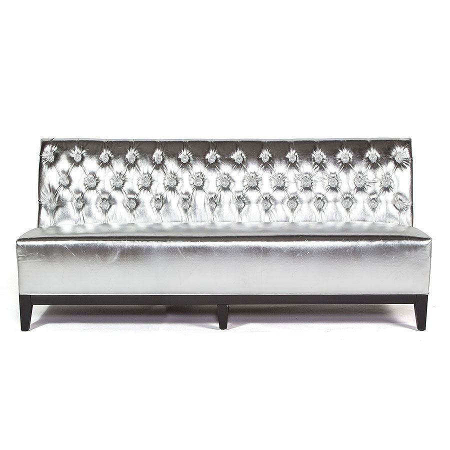 Lexington Armless Sofa Silver