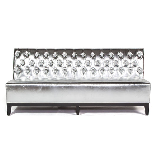 Lexington Armless Sofa Silver