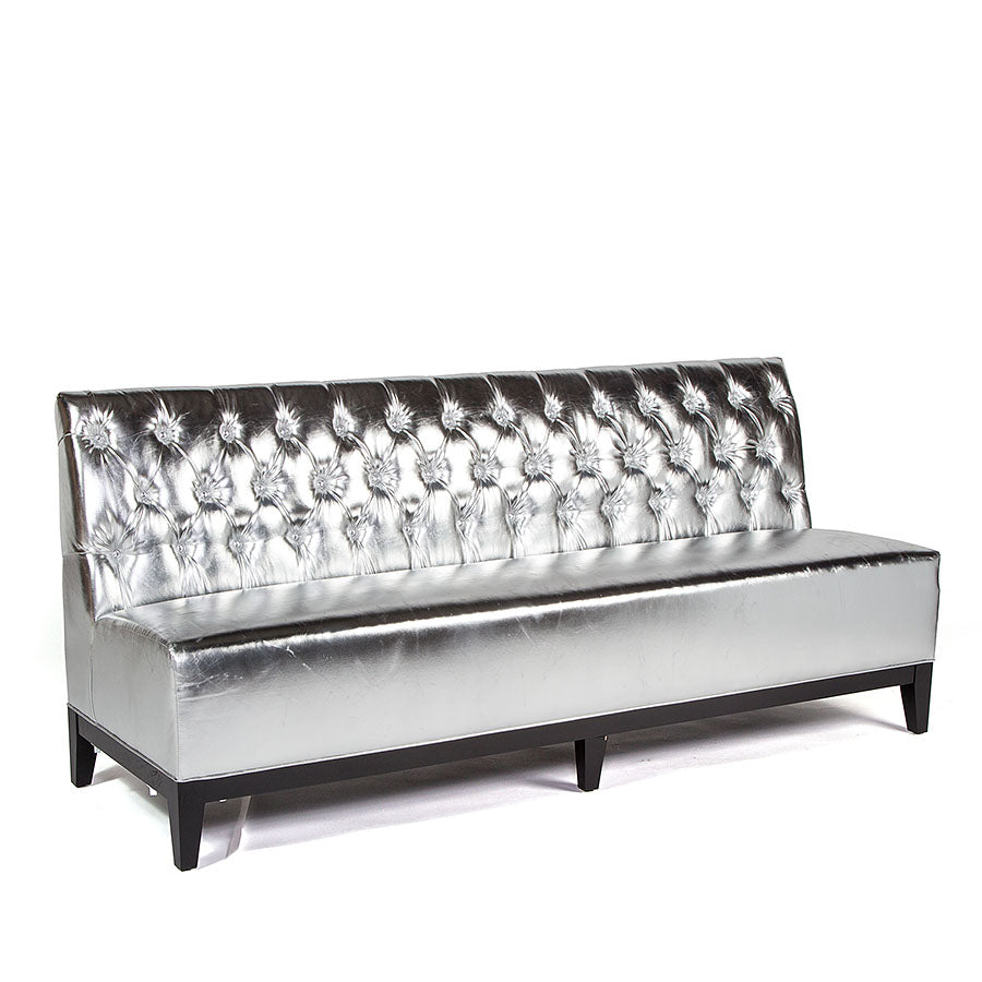 Lexington Armless Sofa Silver