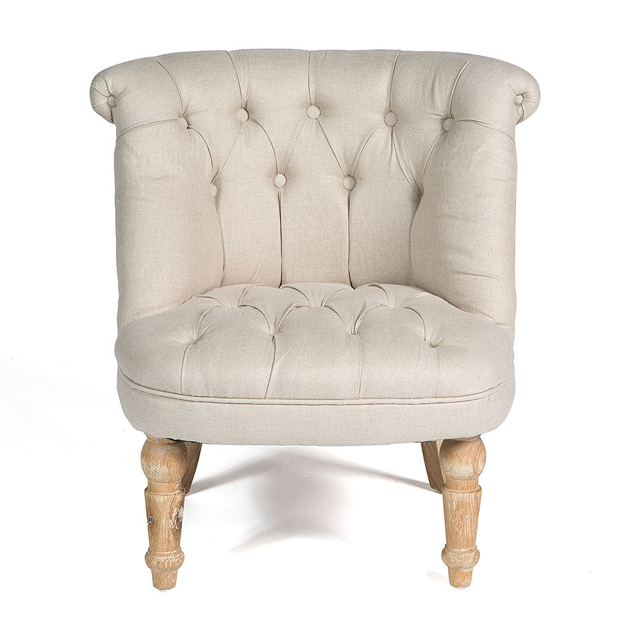 Amore Chair Beige Linen
