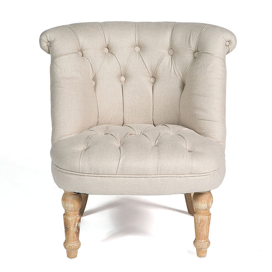 Amore Chair Beige Linen