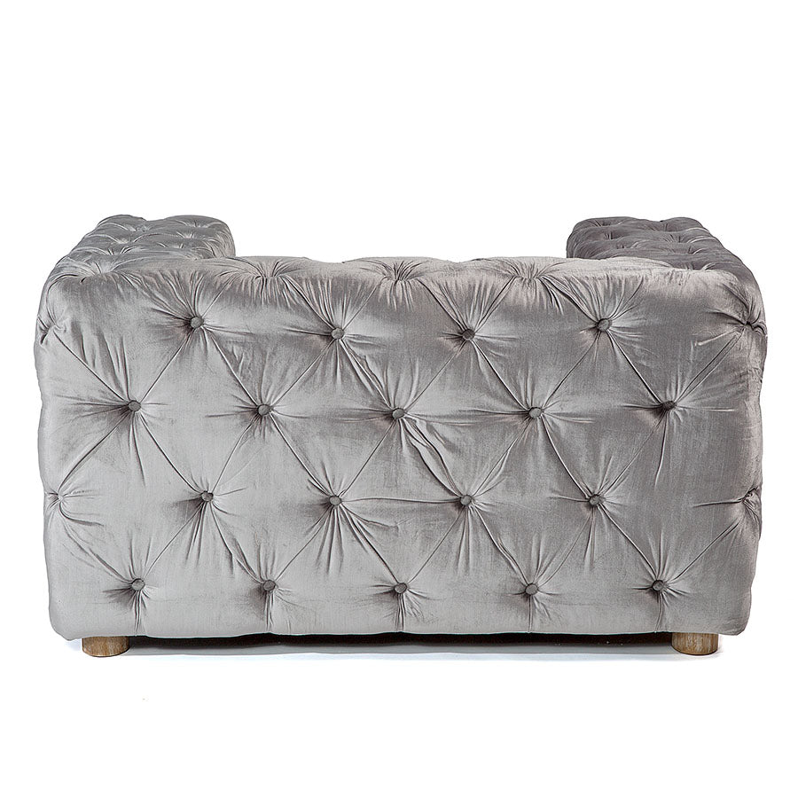 Adelle Tufted Armchair Grey