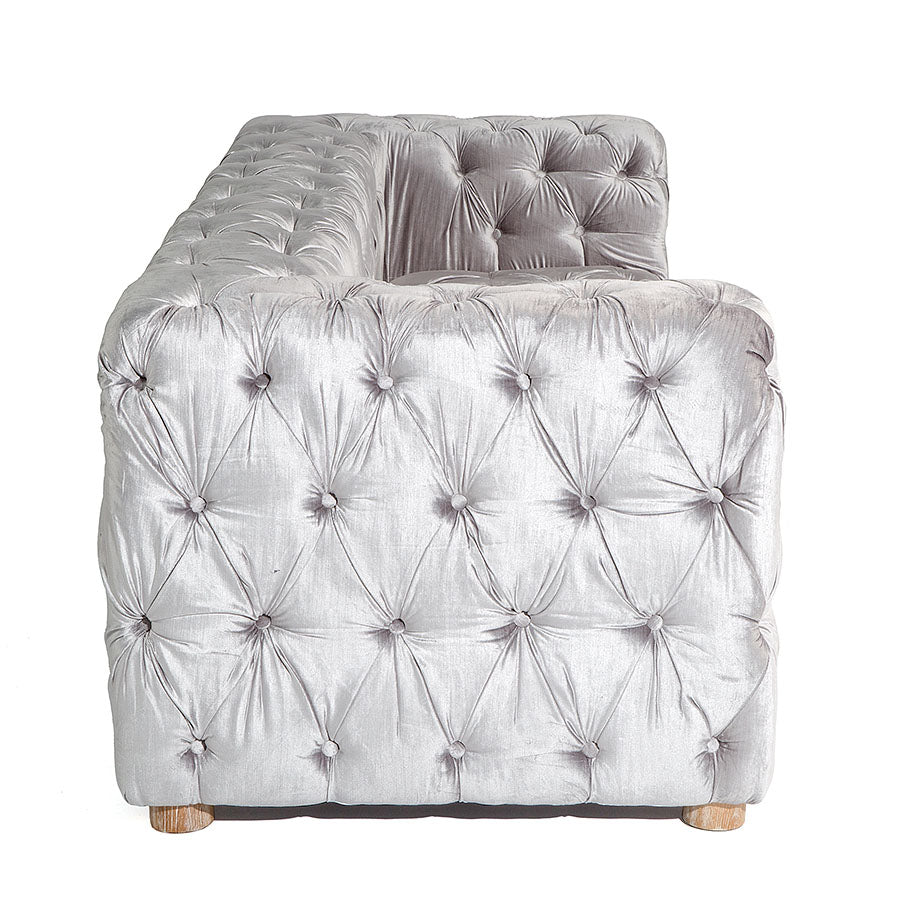 Adelle Tufted Sofa Grey