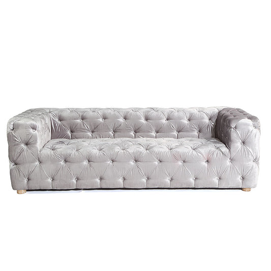 Adelle Tufted Sofa Grey