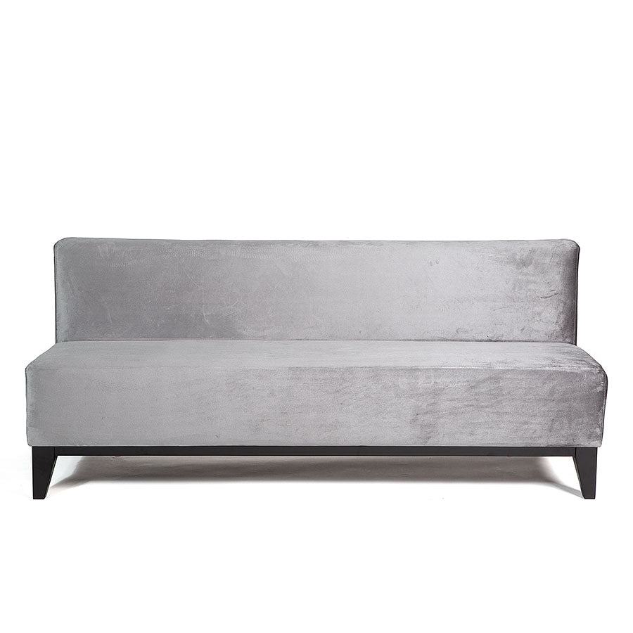 Club Sofa Grey Velvet