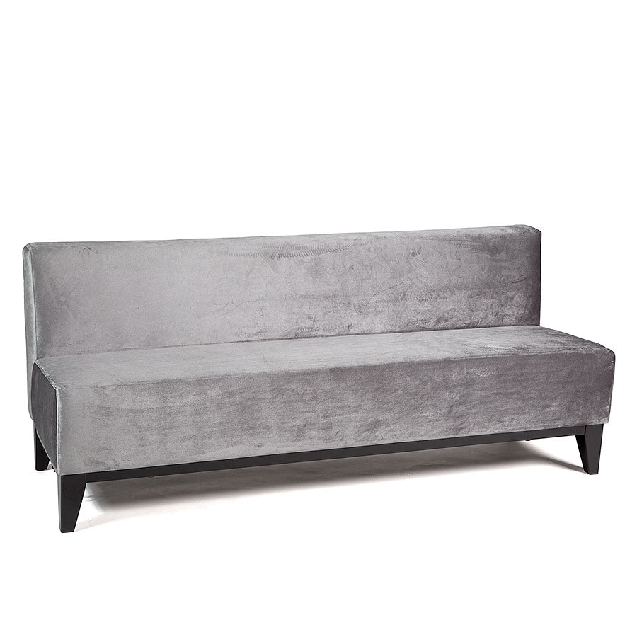 Club Sofa Grey Velvet