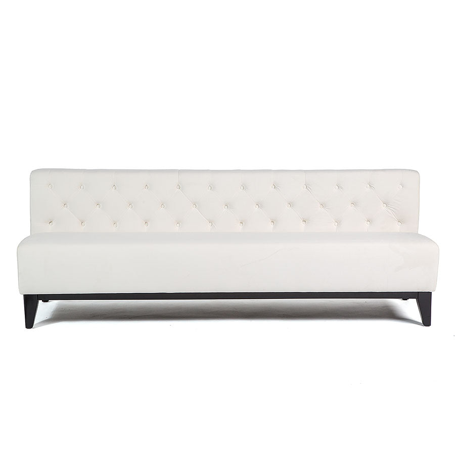 Lexington Armless Sofa White