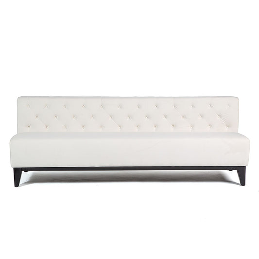 Lexington Armless Sofa White