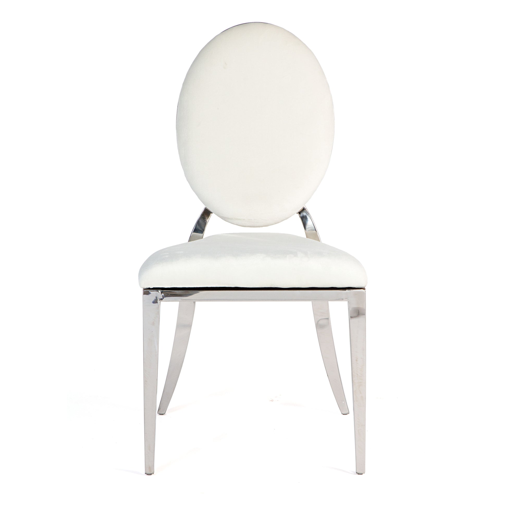 Marie Chair Silver - Ivory