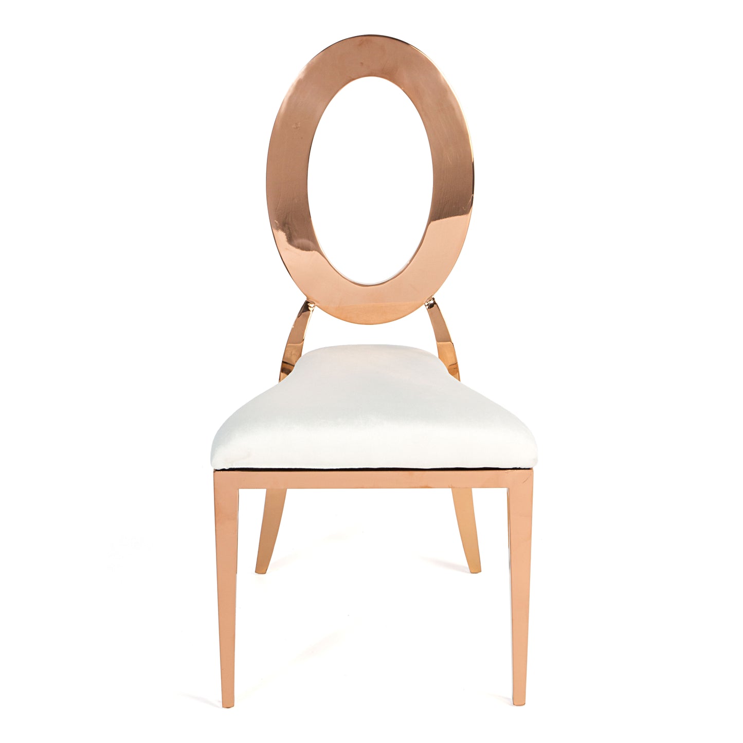 O Chair Rose Gold/Ivory