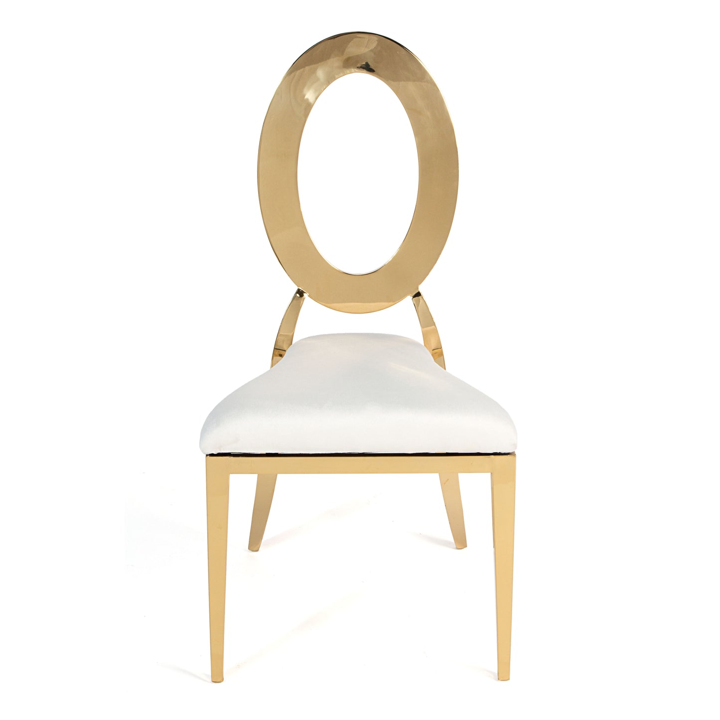 O Chair Gold/Ivory