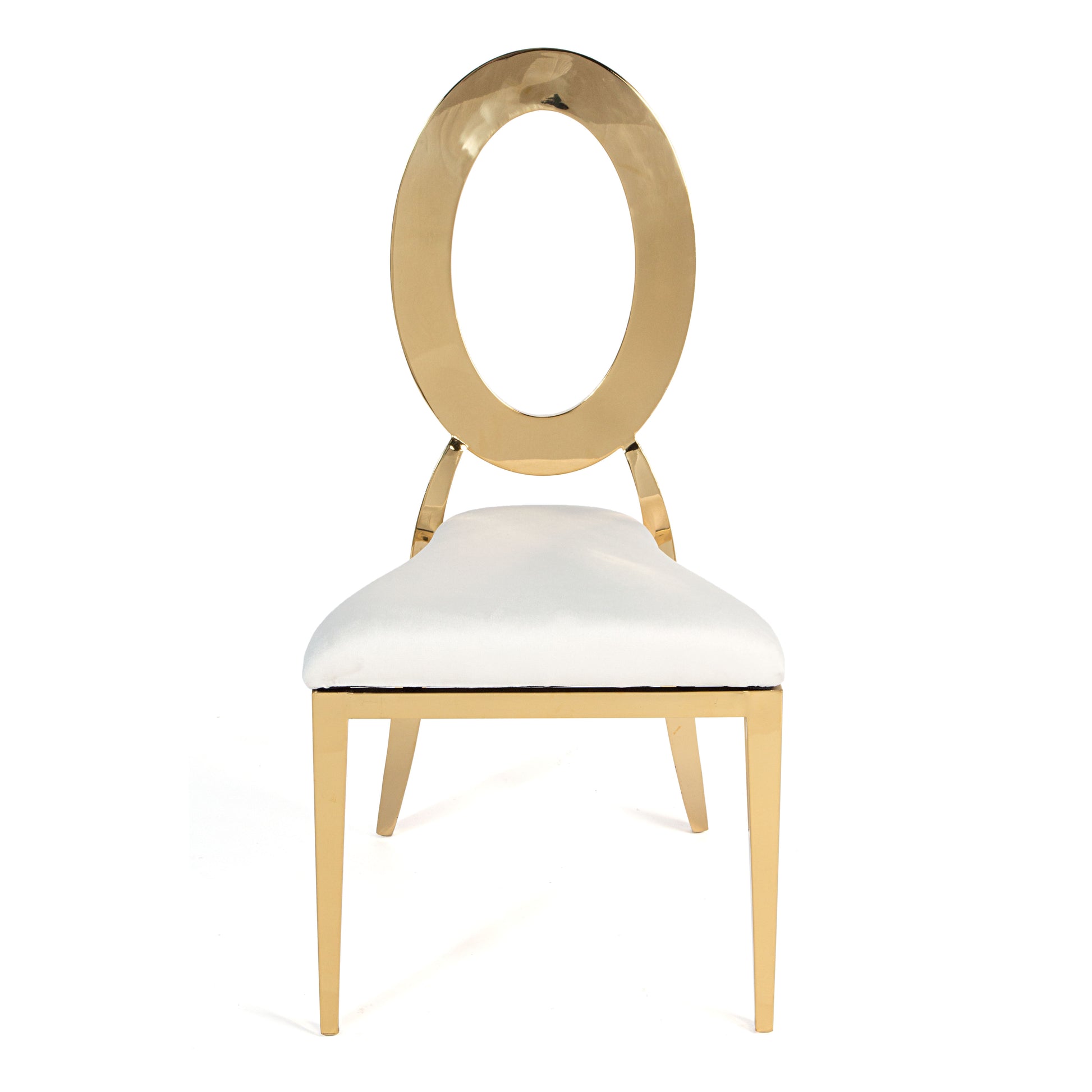 O Chair Gold/Ivory