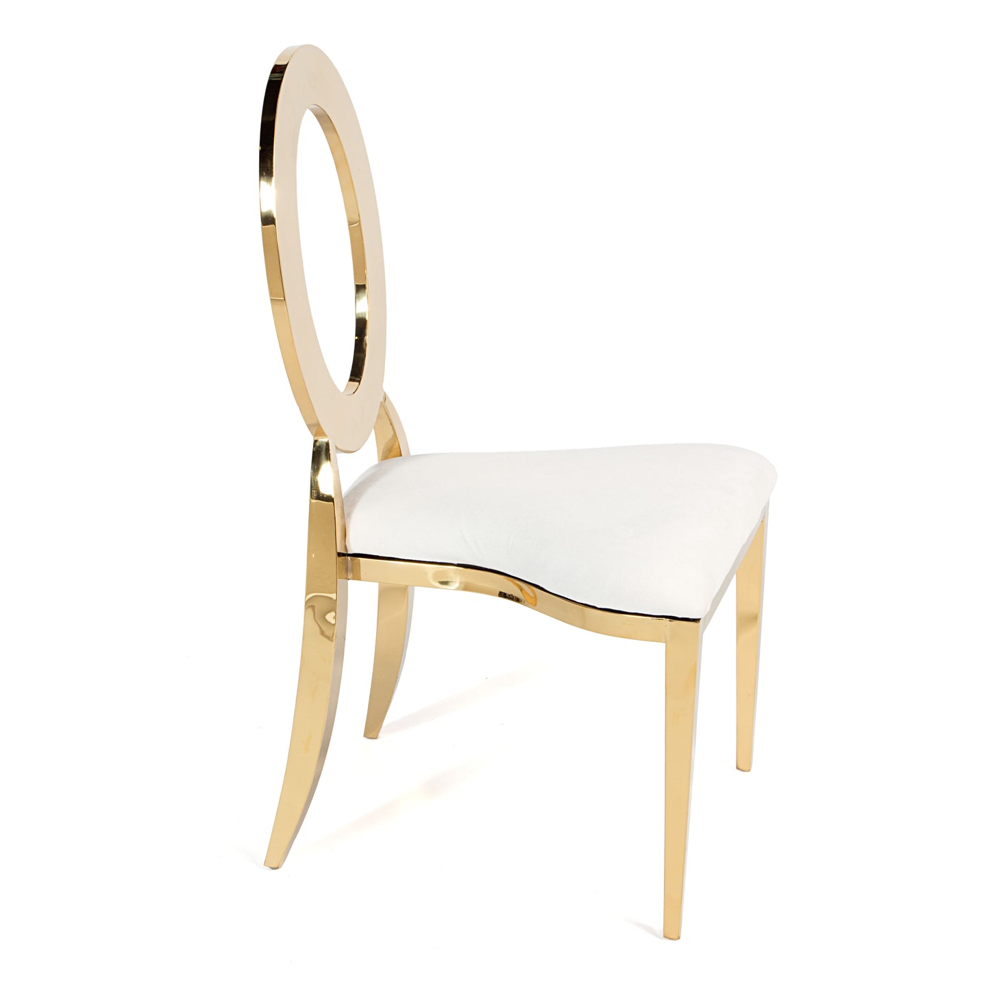 O Chair Gold/Ivory