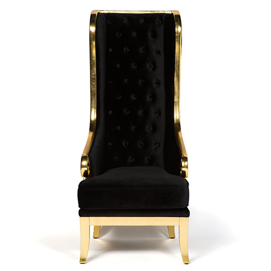 Alexander Wingback Chair Black