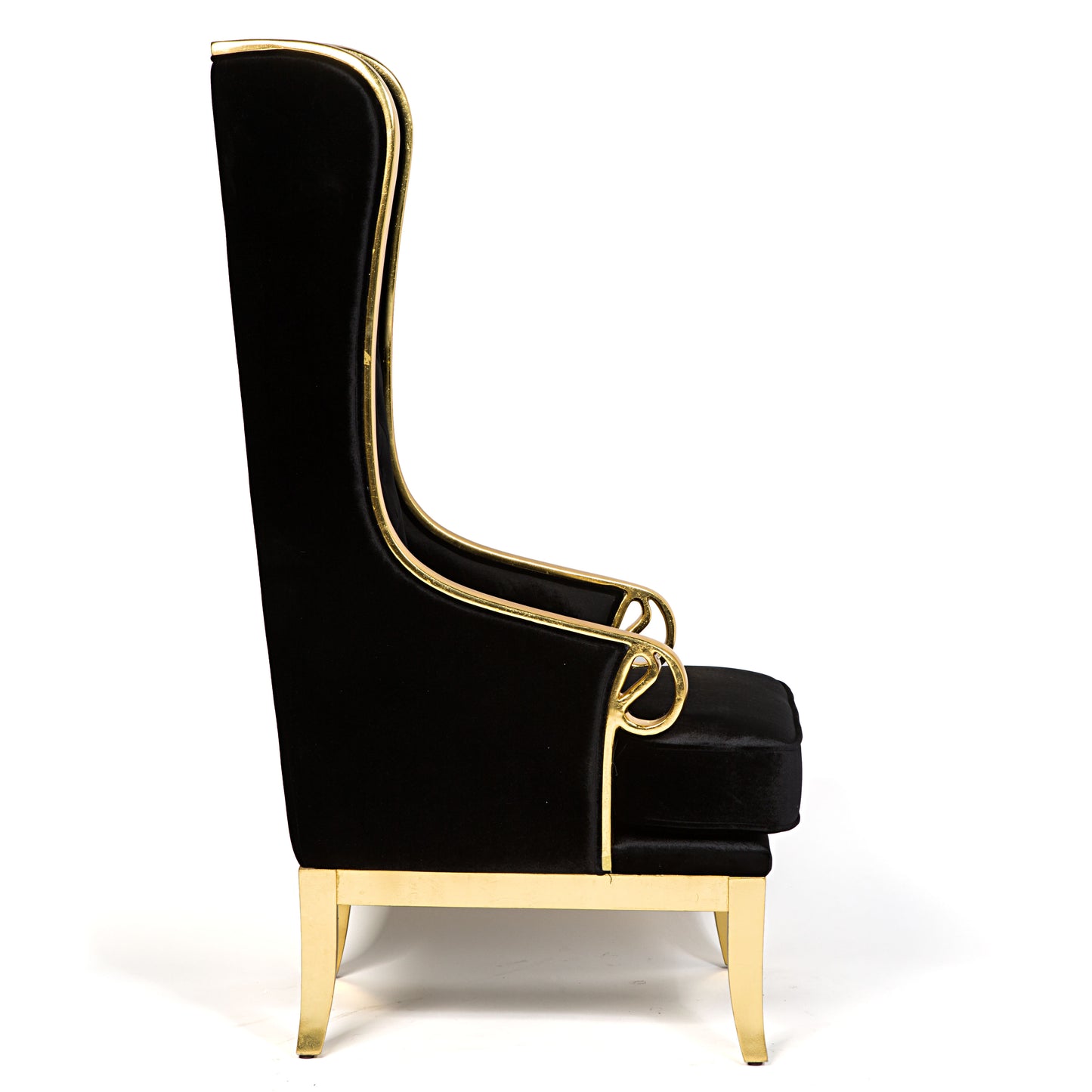 Alexander Wingback Chair Black