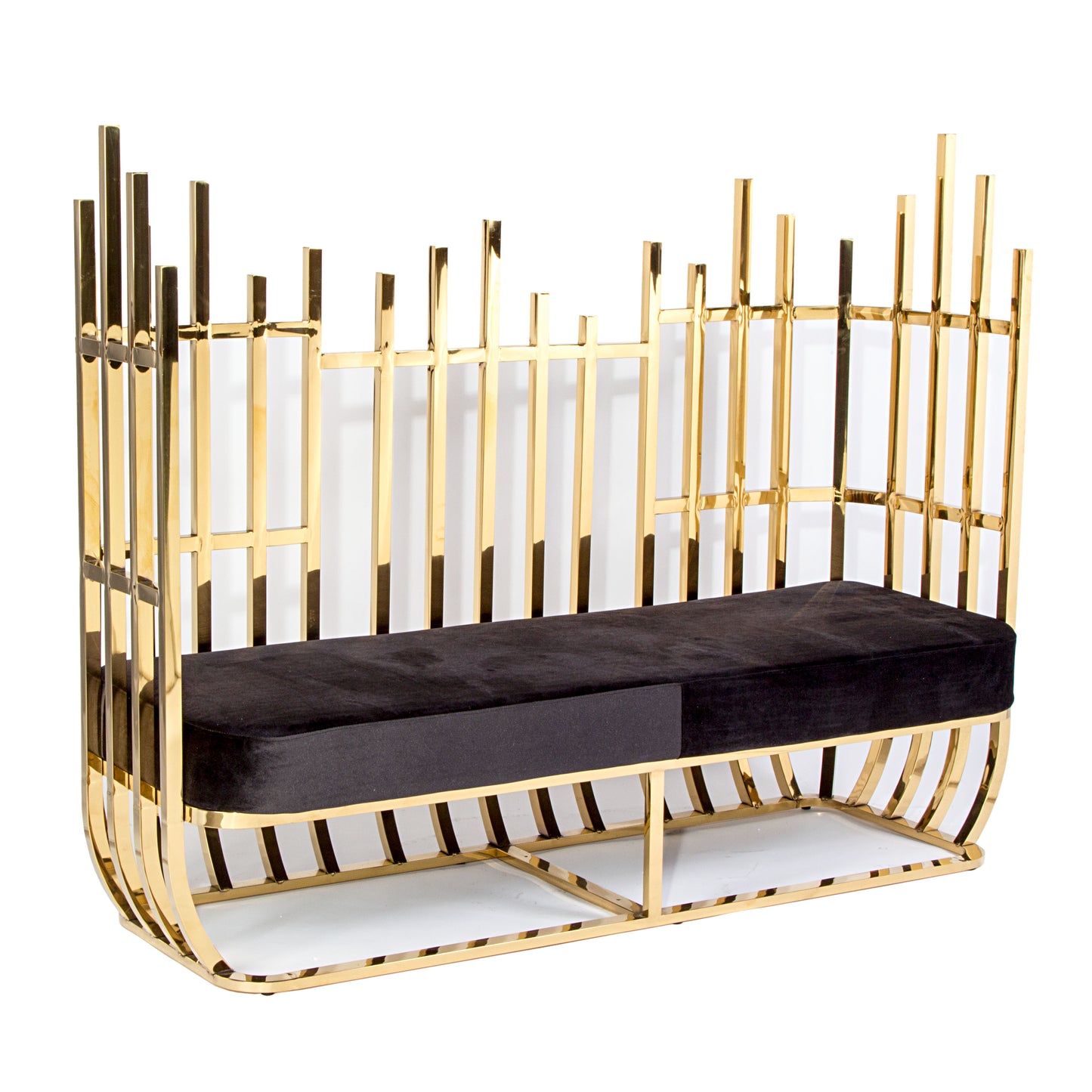 Opulence Sofa Gold/Black