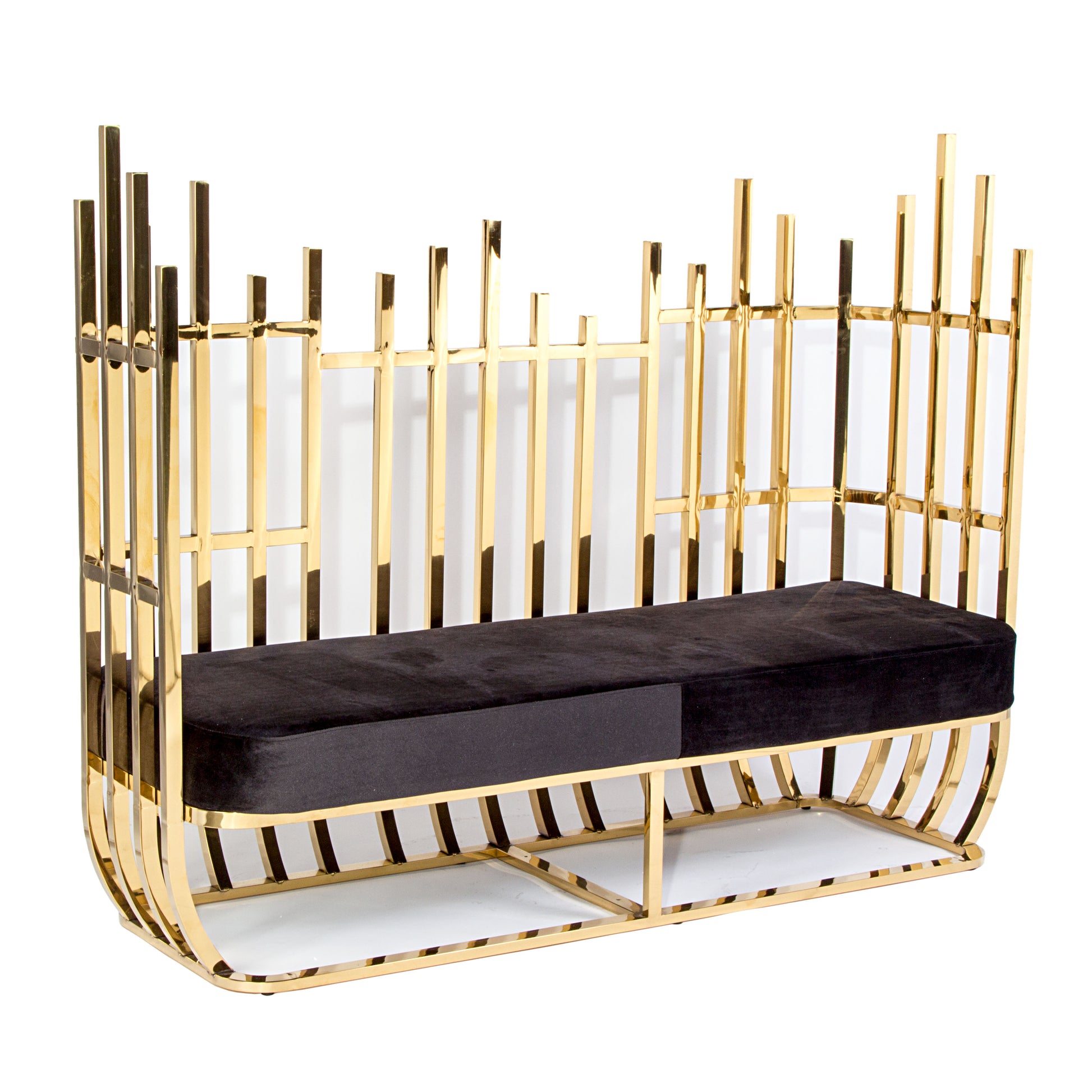 Opulence Sofa Gold/Black