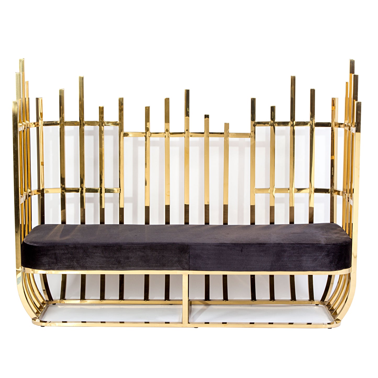 Opulence Sofa Gold/Black