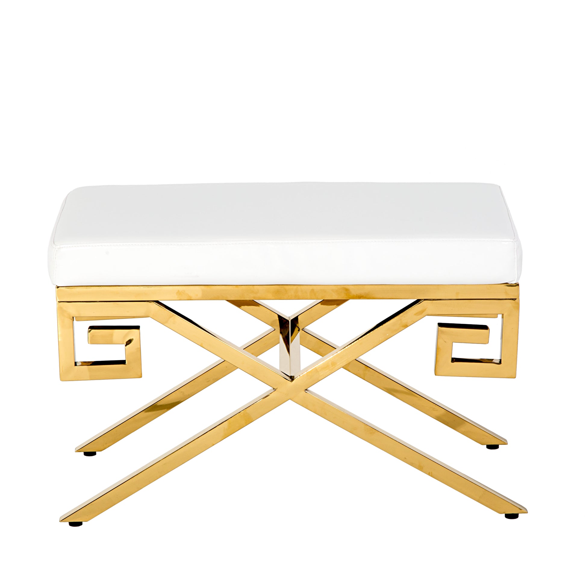 Opulence Ottoman Gold/White