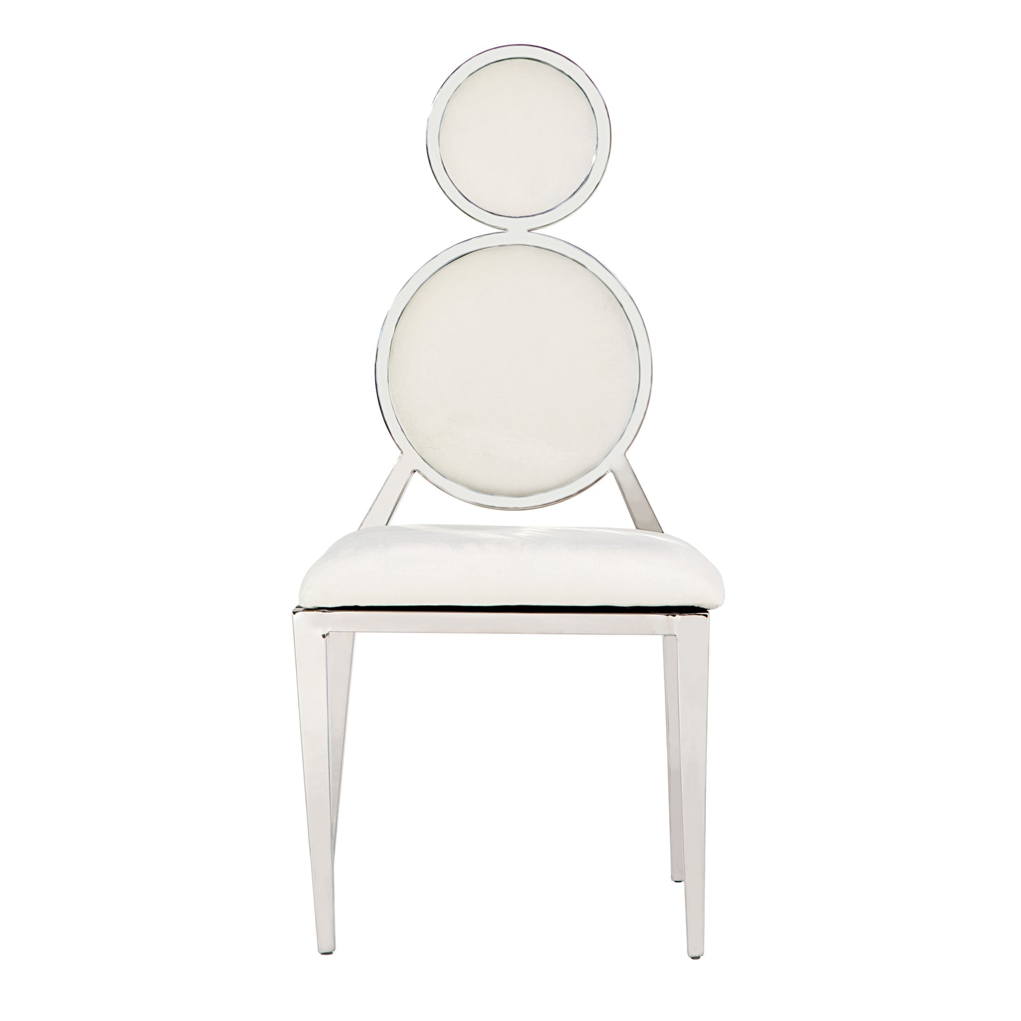 Otto Chair Silver/Ivory