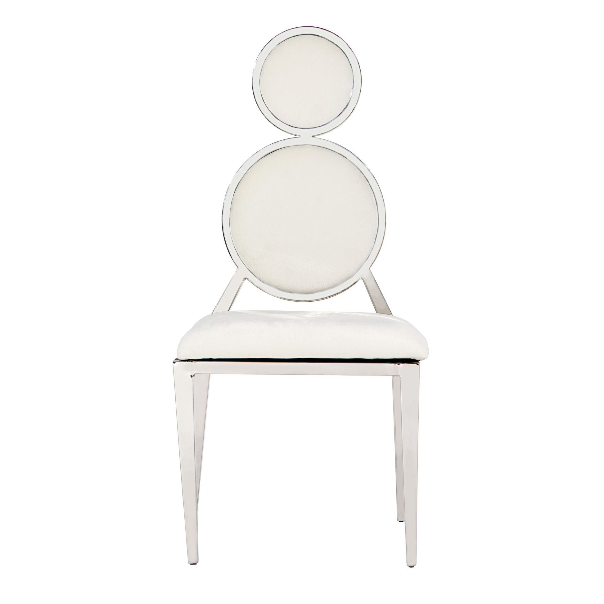 Otto Chair Silver/Ivory