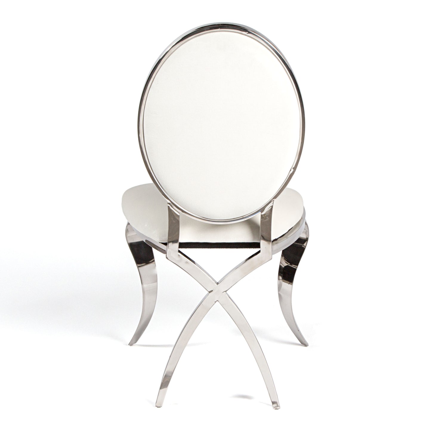 Eloise Chair Silver/Ivory Cushion