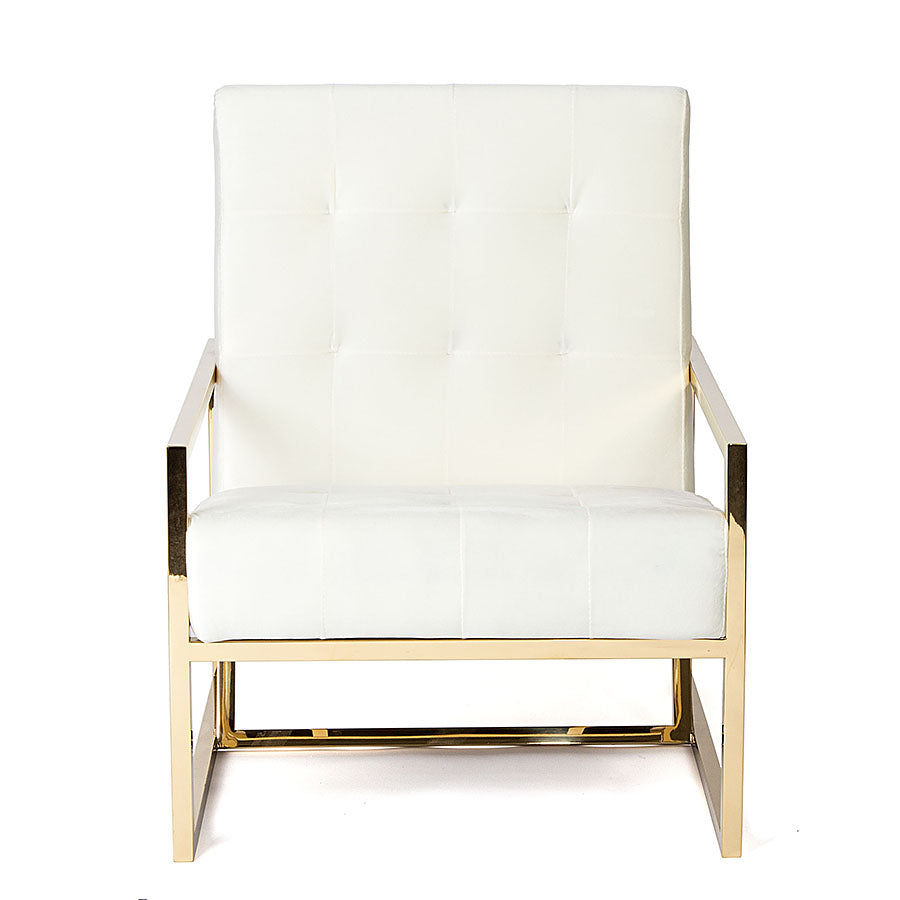 Carter Armchair White