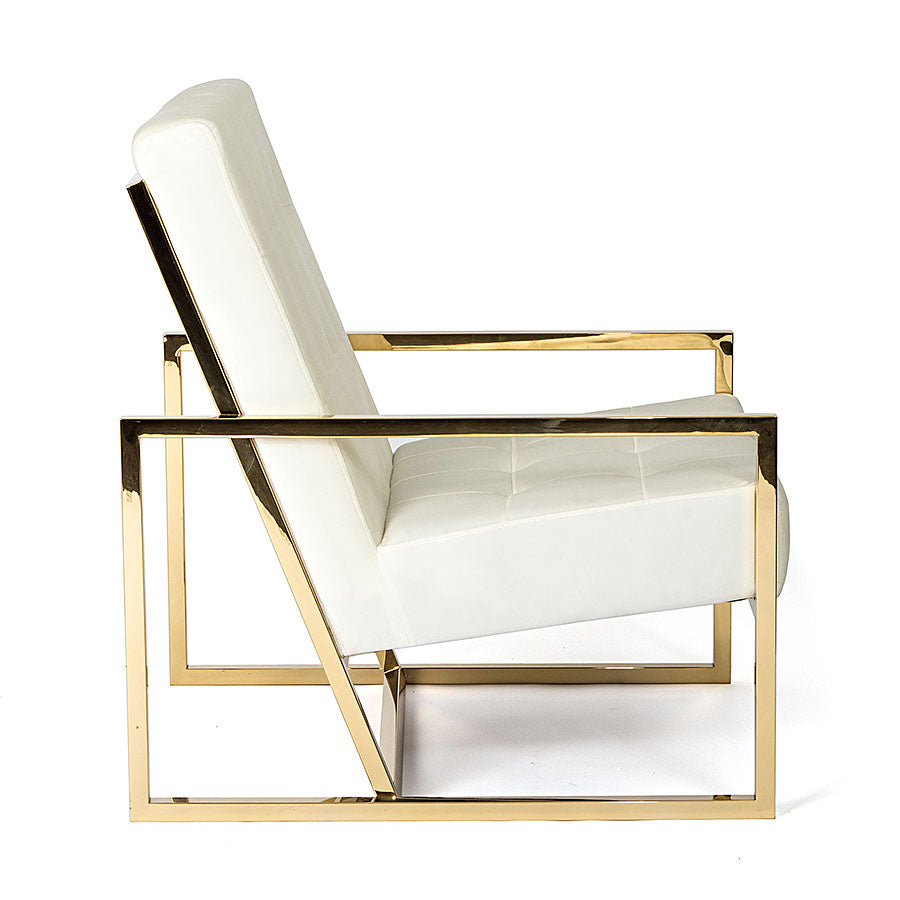 Carter Armchair White