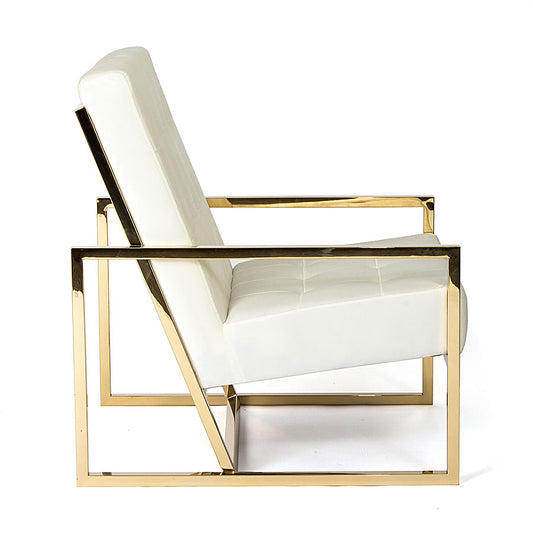Carter Armchair White