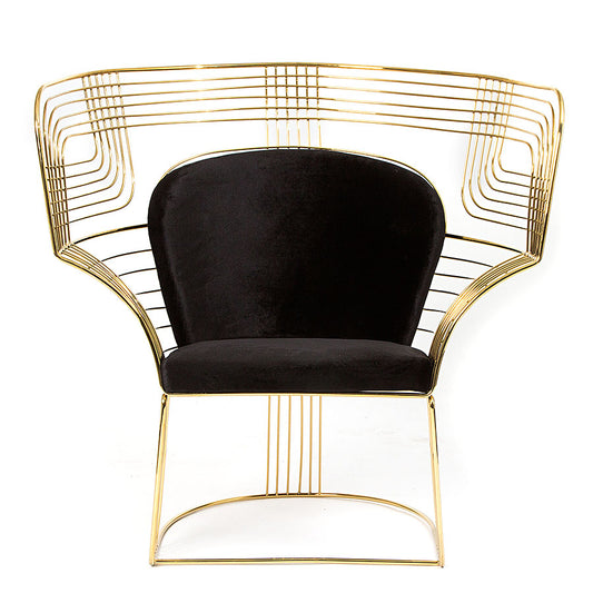 Carter Wire Chair Black