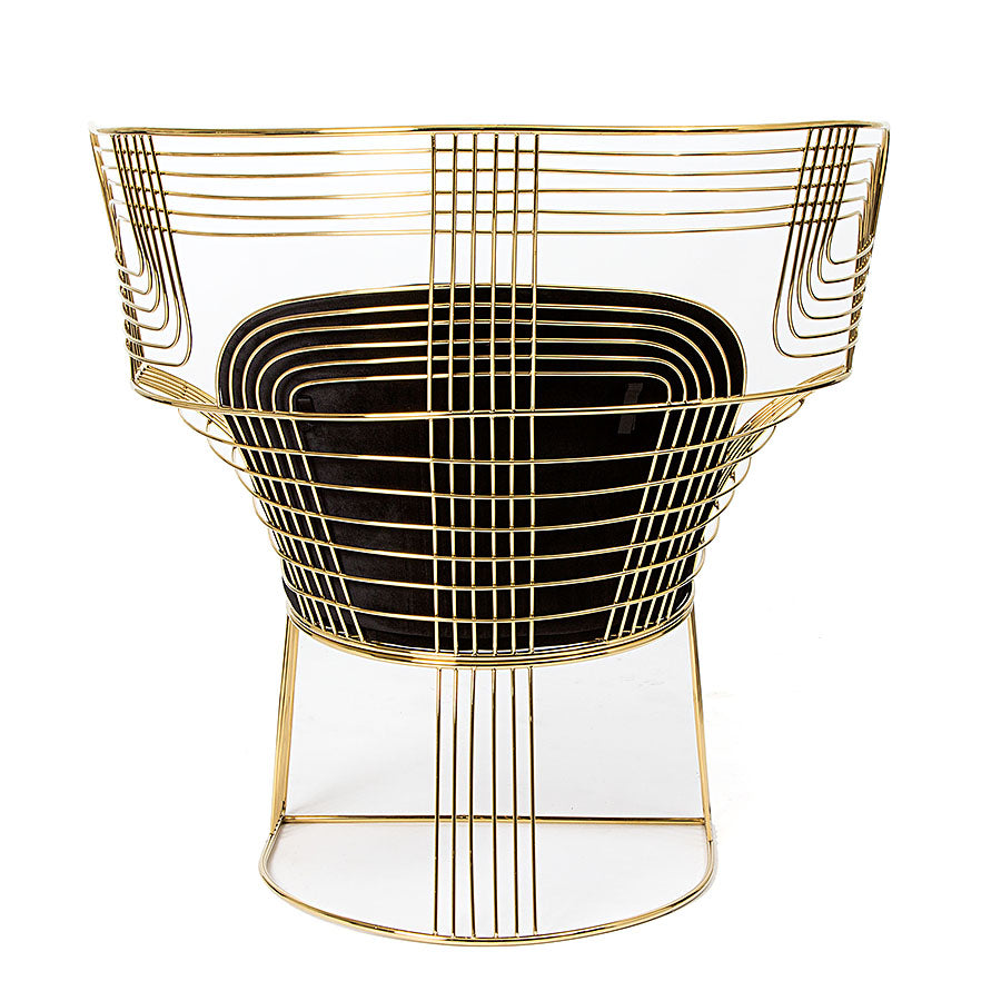 Carter Wire Chair Black