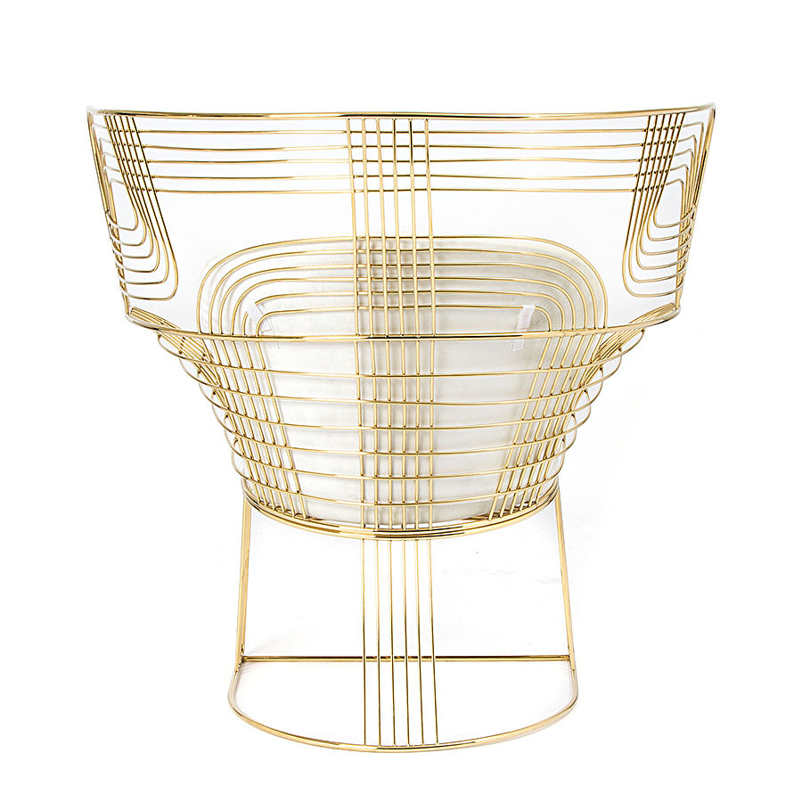 Carter Wire Chair White