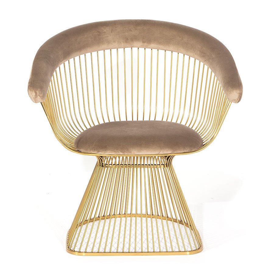 Nouveau Wire Chair Grey