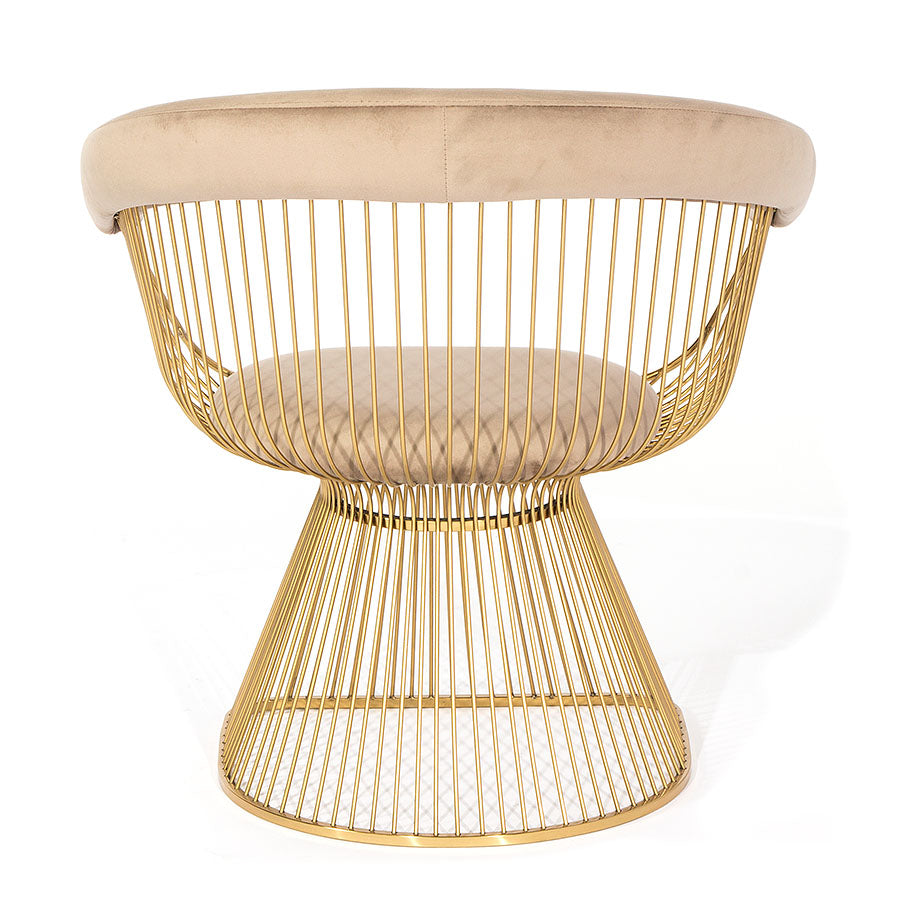 Nouveau Wire Chair Grey