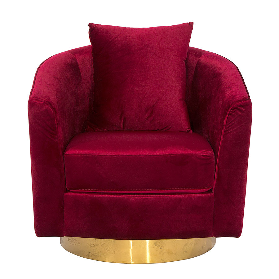Carter Lounge Chair Red