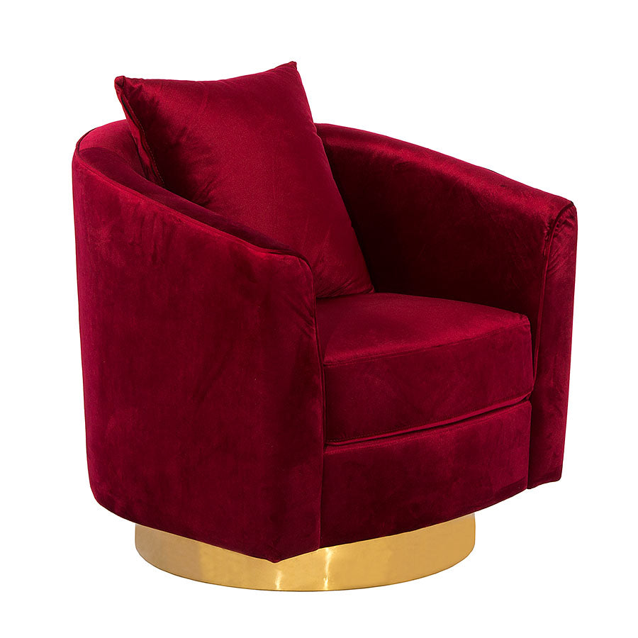 Carter Lounge Chair Red
