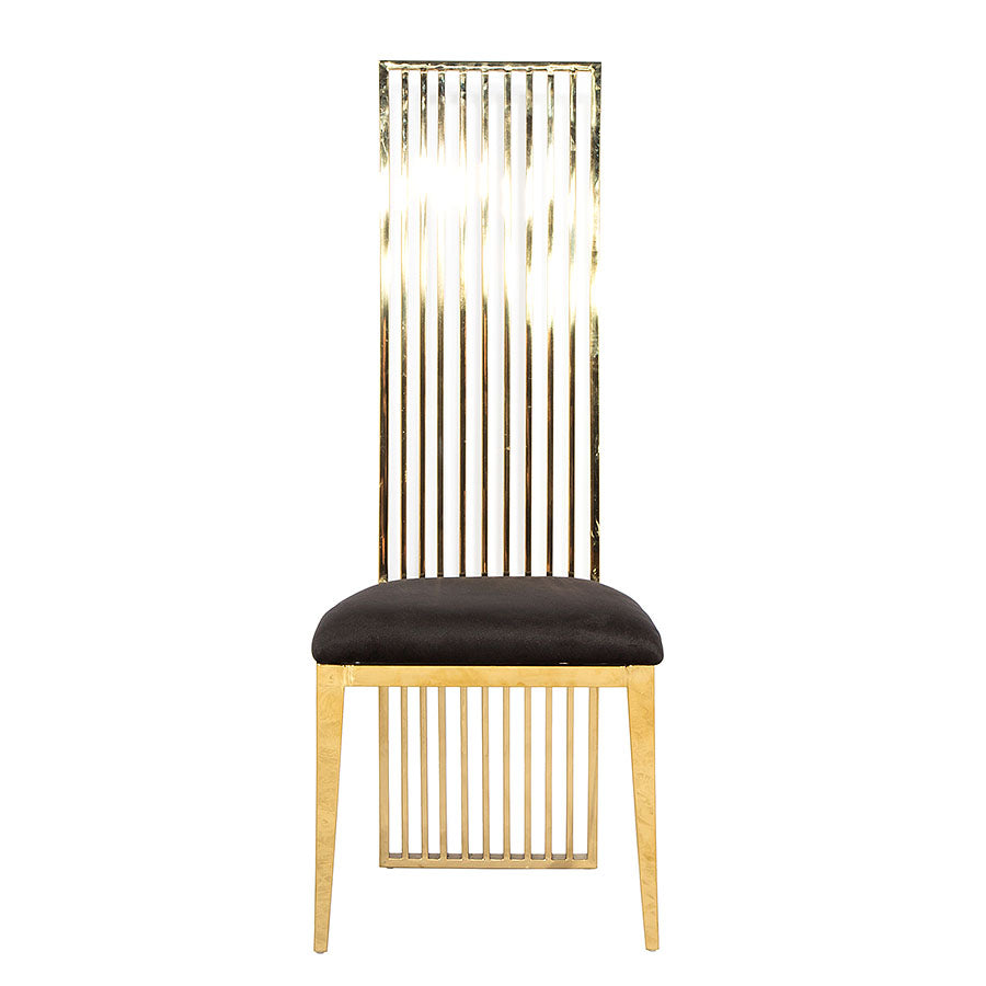 Aura Dining Chair Gold/Black