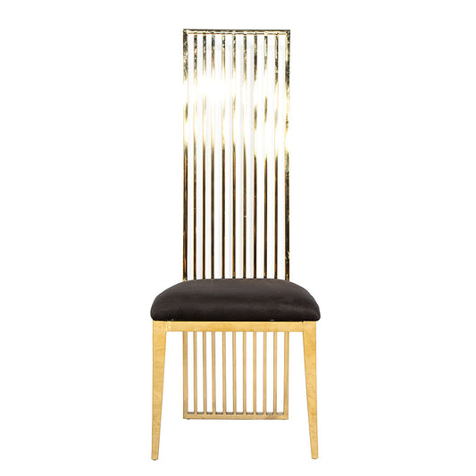 Aura Dining Chair Gold/Black