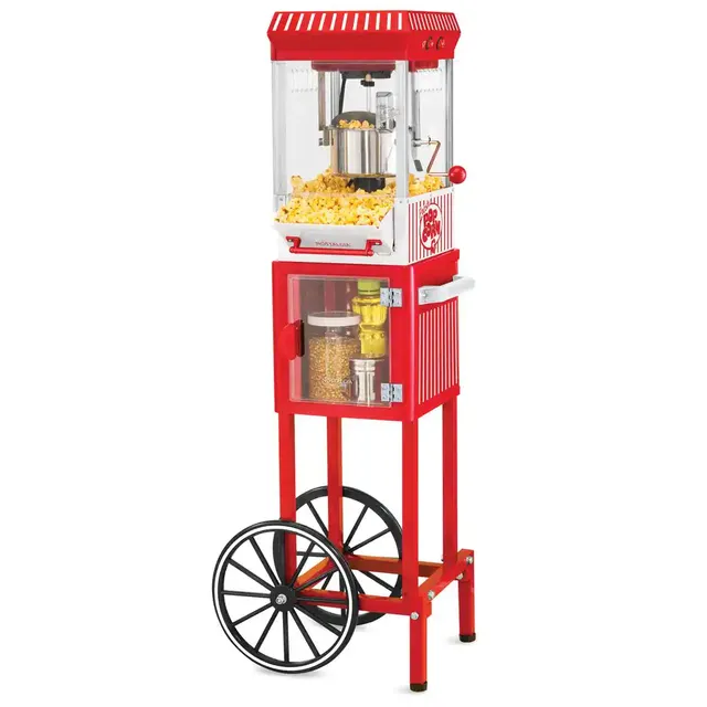 Red Retro Popcorn Machine