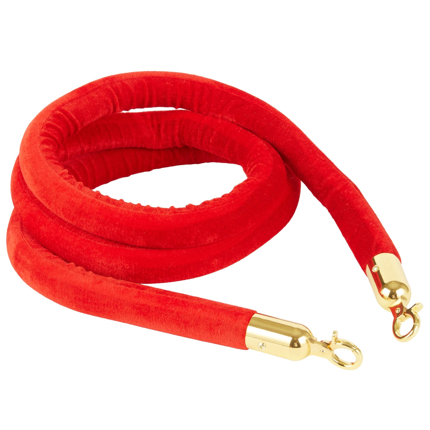 6 ft Red Stanchion Velvet Rope