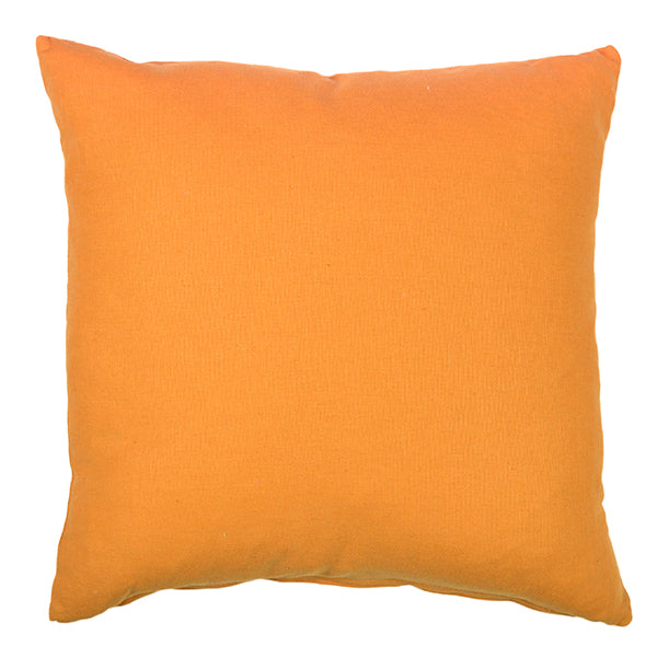 Retro Solid Tangerine Pillow
