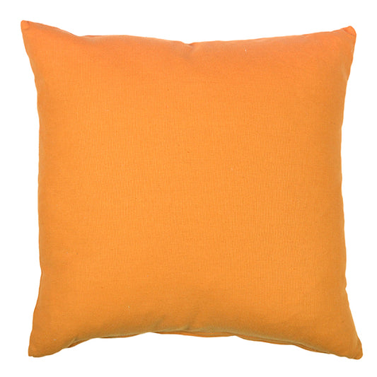 Retro Solid Tangerine Pillow