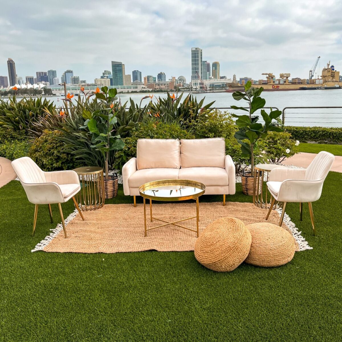 Mirror Gold Coffee Table