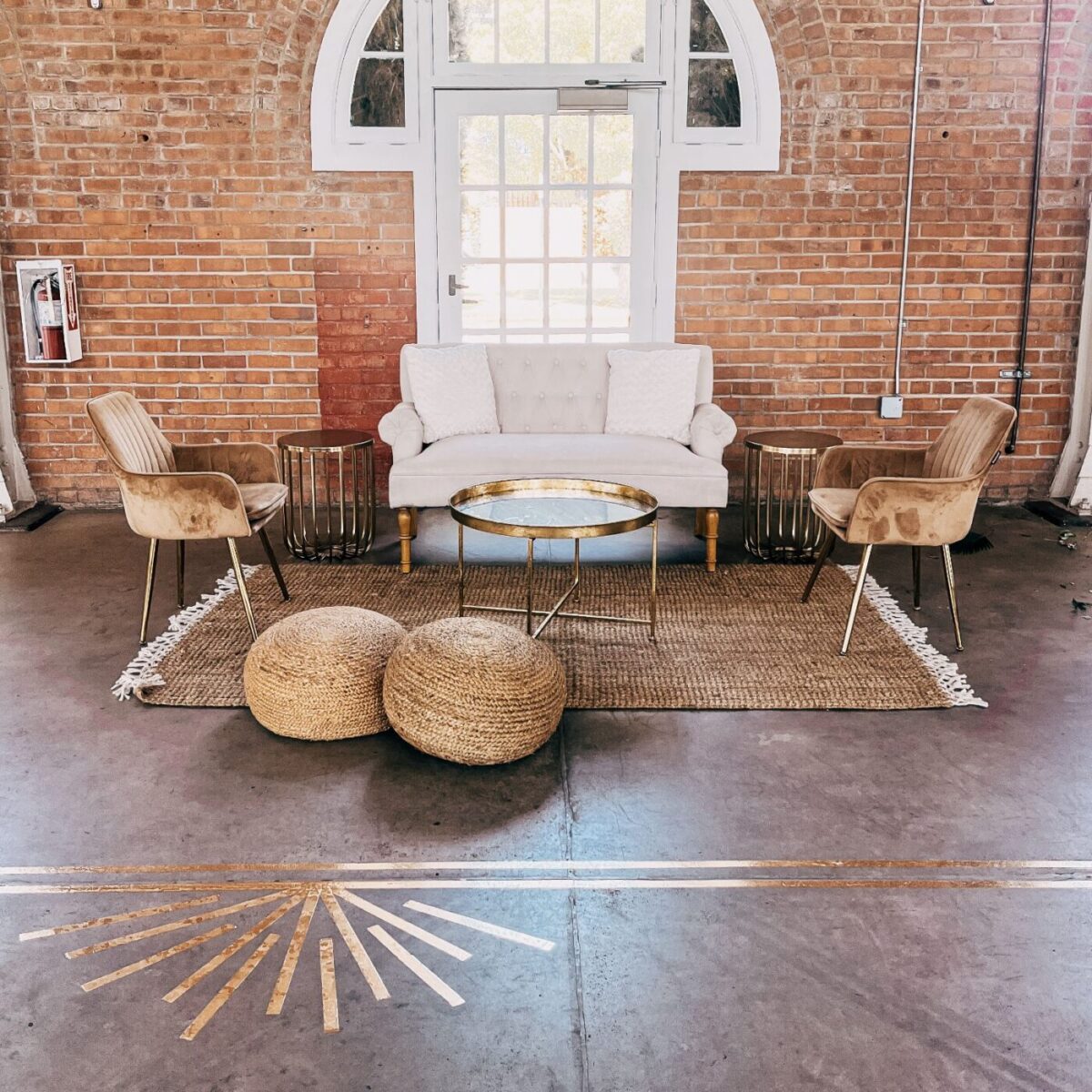 Mirror Gold Coffee Table