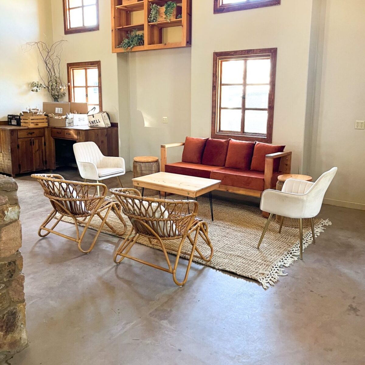 Sofia Sofa Burnt Orange