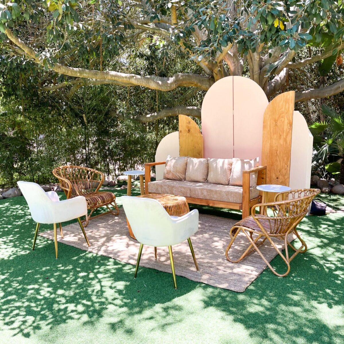 Boho Rattan Coffee Table