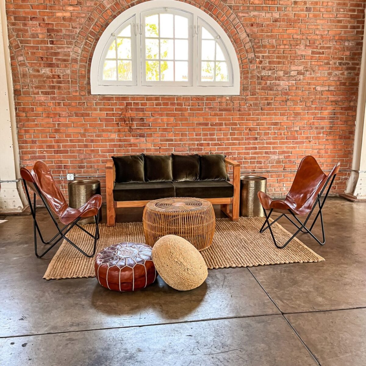 Boho Rattan Coffee Table