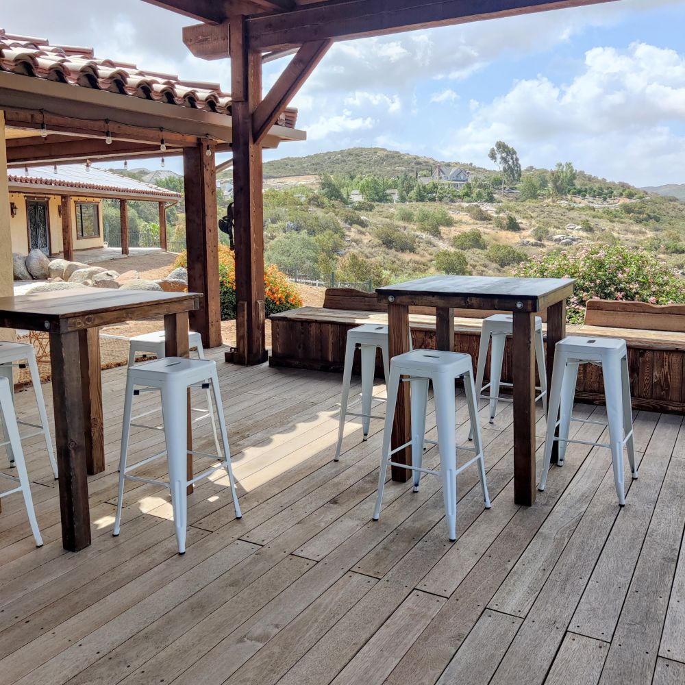 White Bistro Bar Stool