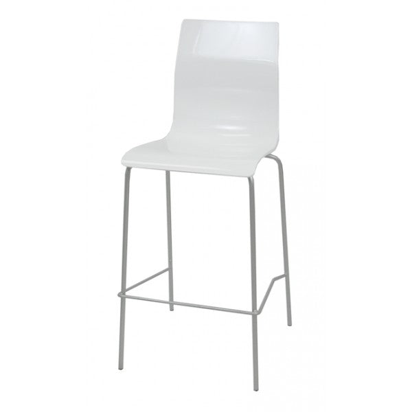 Liquid Bar Stool - White