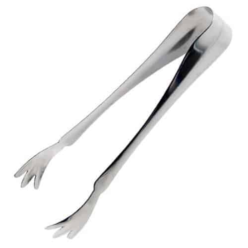 7" Stainless Claw Ice Tongs